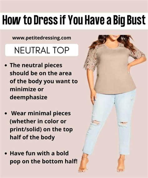 How to dress when you have a large bust